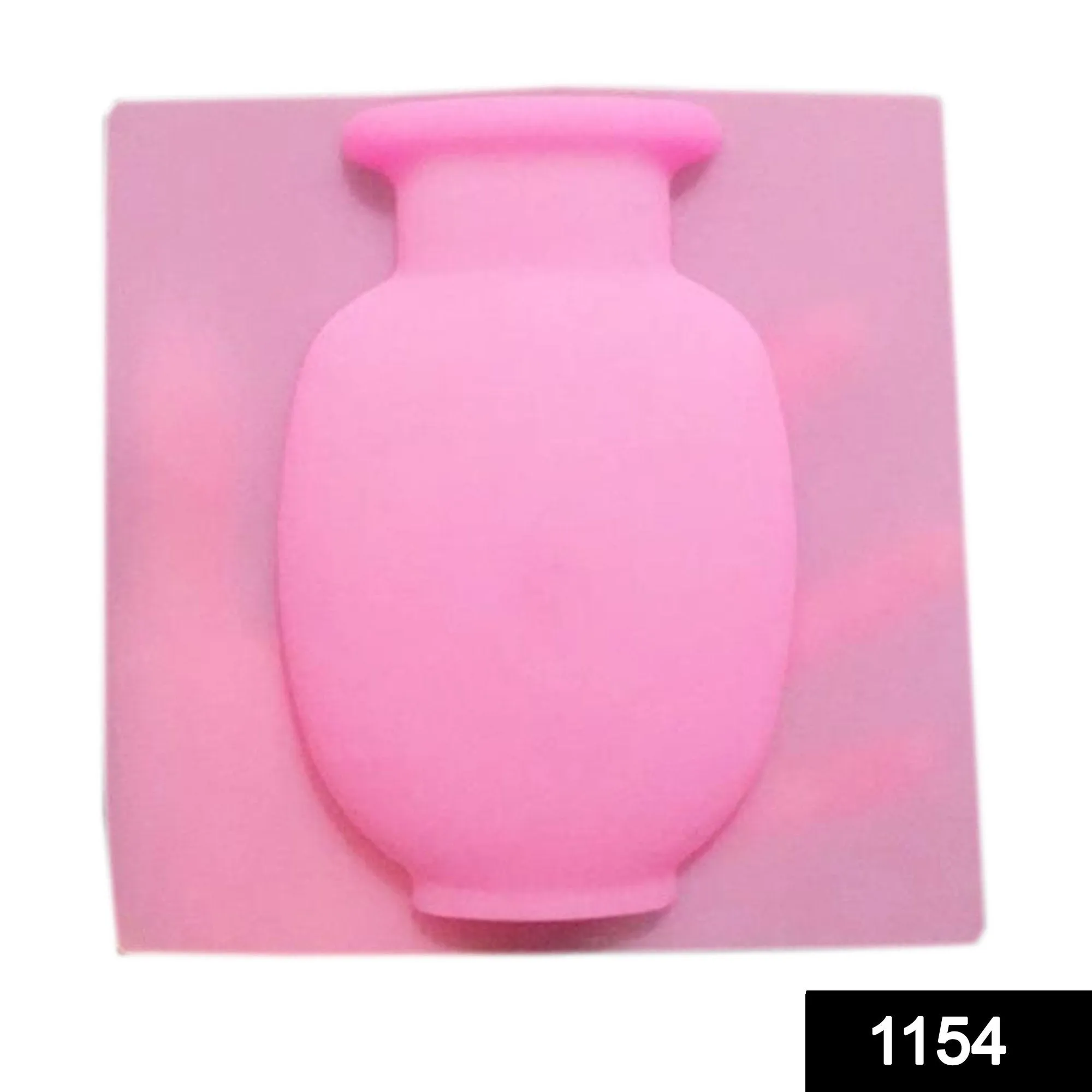 1154 Wall Hanging Silicone Flower Pot Sticker Plant Rack for Decoration  (MultiColour)