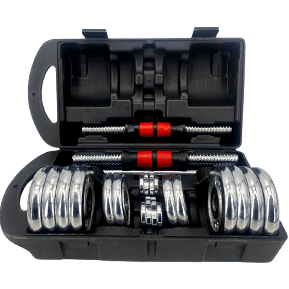 15kg Chrome Dumbell Set HD-47-15