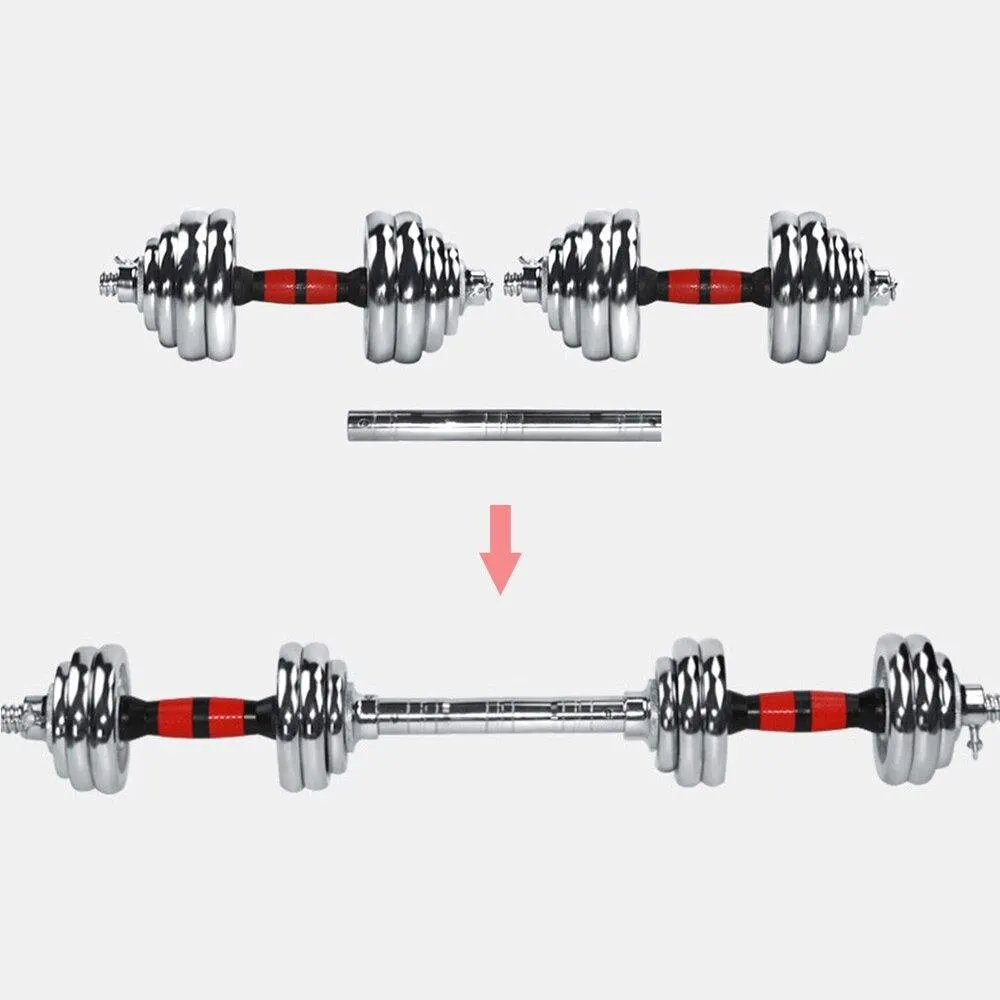 15kg Chrome Dumbell Set HD-47-15