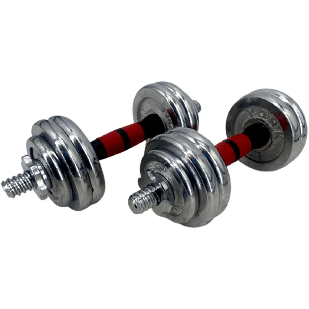 15kg Chrome Dumbell Set HD-47-15