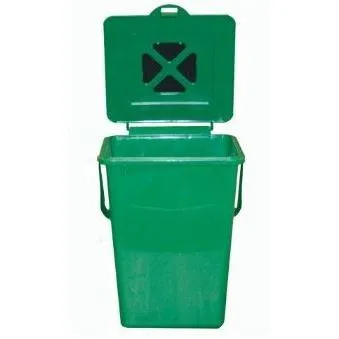2.4 Gallon Kitchen Composter Compost Waste Collector Bin - Green