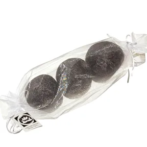 (30% Off) Dryer Balls - 3 pack - Organic Carbonized Bamboo (Charcoal Gray) by Dragonfly Dryer Balls