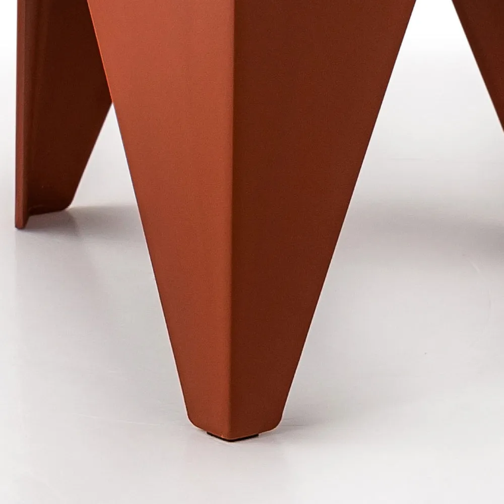 4PC Puzzle Stool | Bar Stools | Stackable | Red