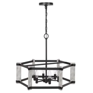 60W X 6 Rutland Hammered Metal Chandelier By Cal Lighting