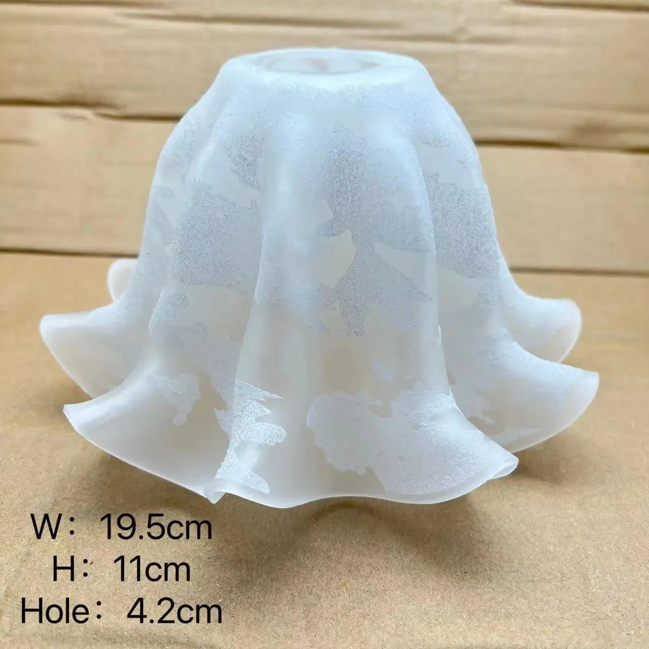 66268 - Glass Lamp Shade Replacement Lamp Cover Frosted