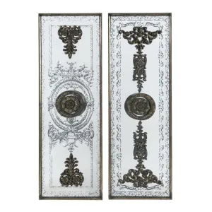 A&B Home Doorways Mirrored Wall Art Set of 2