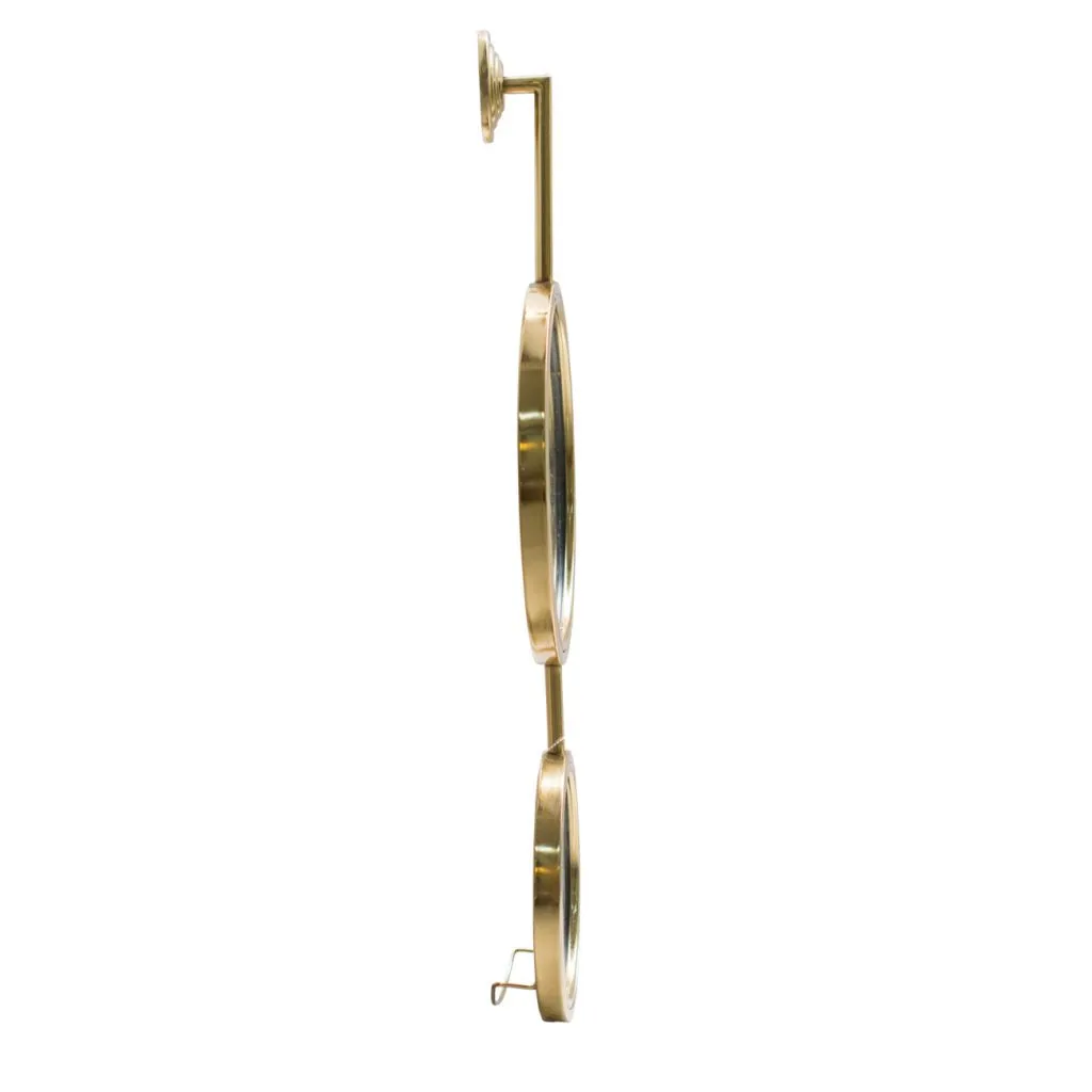 A&B Home Gold Iron Mirror