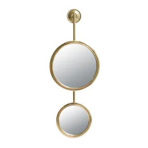 A&B Home Gold Iron Mirror