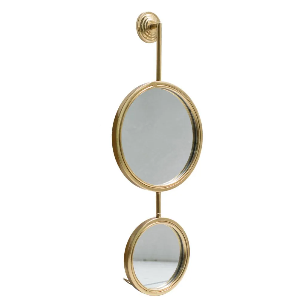 A&B Home Gold Iron Mirror