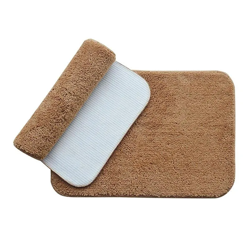 Aldo Anti Skid Bathmat (Light Brown) - Set Of Two