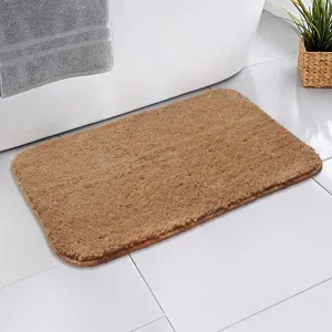 Aldo Anti Skid Bathmat (Light Brown) - Set Of Two
