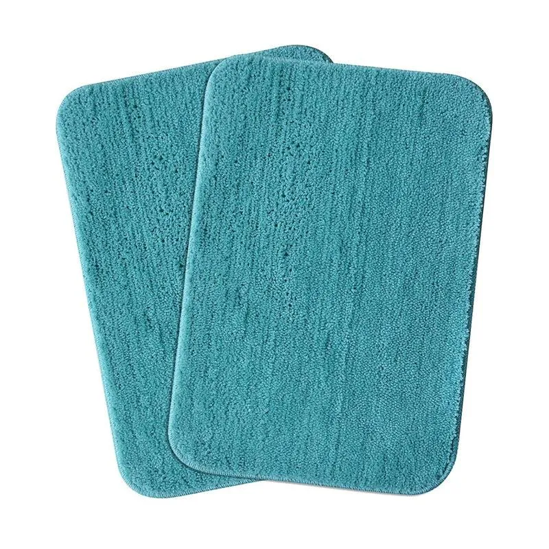 Aldo Anti Skid Bathmat (Sky Blue) - Set Of Two