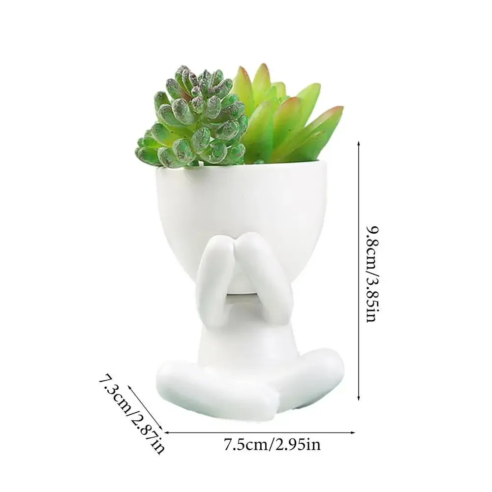 Artistic Human Figure Ceramic Vase
