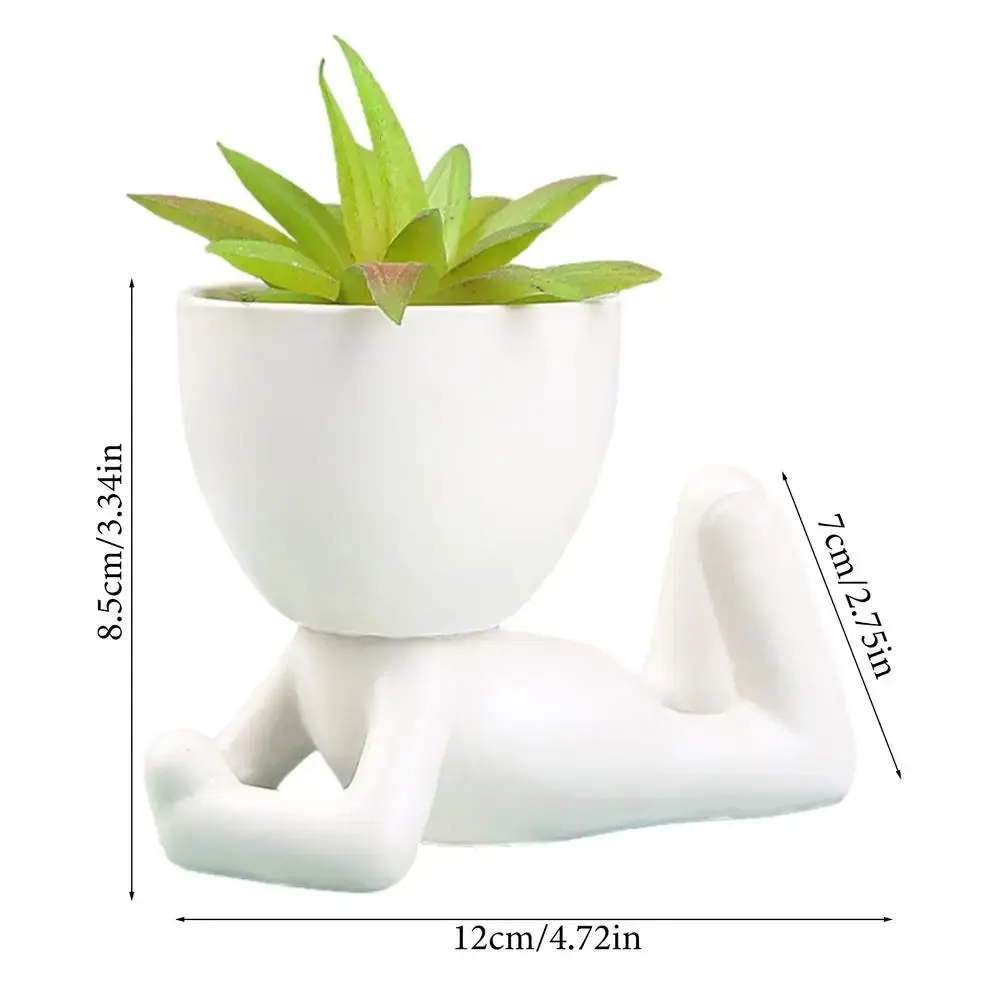 Artistic Human Figure Ceramic Vase