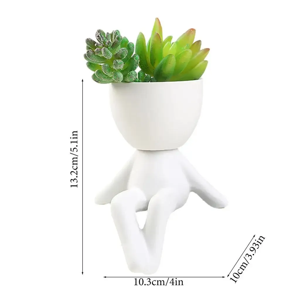 Artistic Human Figure Ceramic Vase