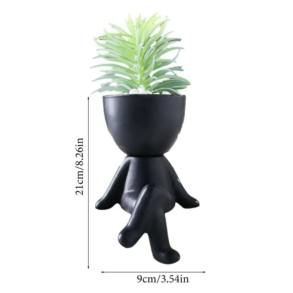 Artistic Human Figure Ceramic Vase