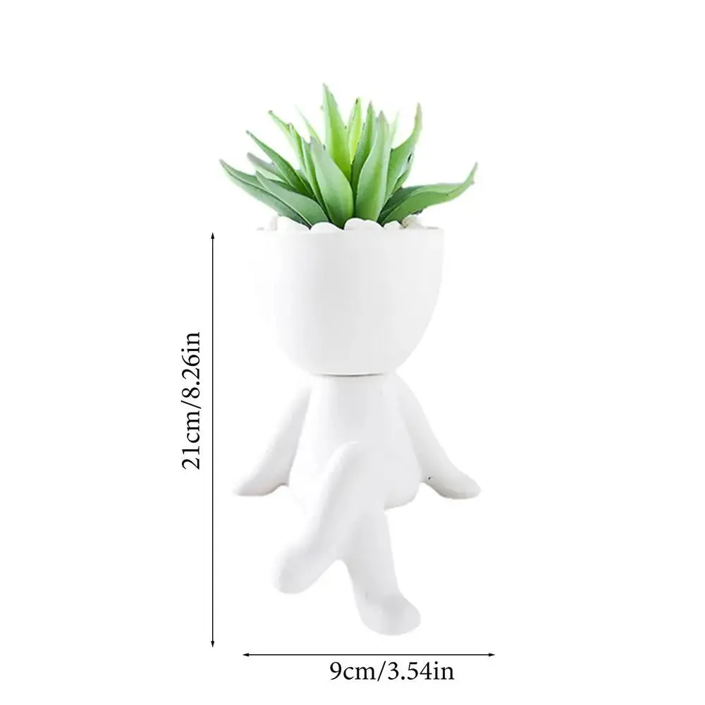 Artistic Human Figure Ceramic Vase