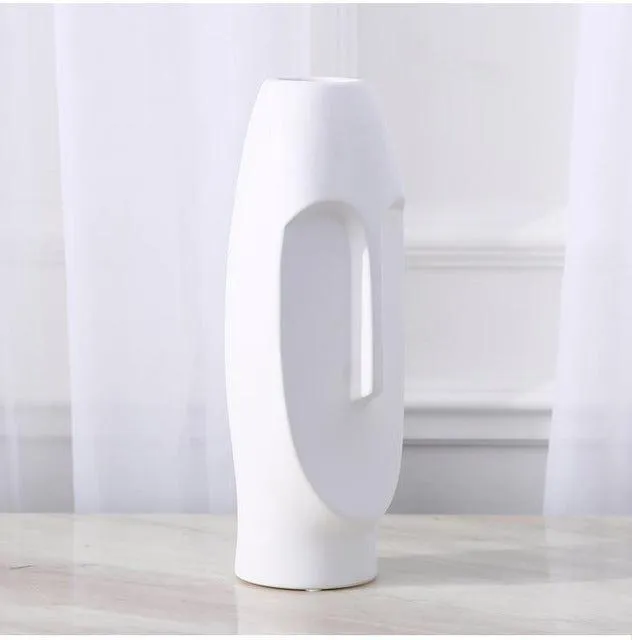Artistic Male Face Sculptural Vases for Modern Decor