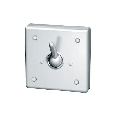 ASI 123 Security Clothes Hook - Front Mount - Surface Mounted