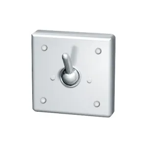 ASI 123 Security Clothes Hook - Front Mount - Surface Mounted