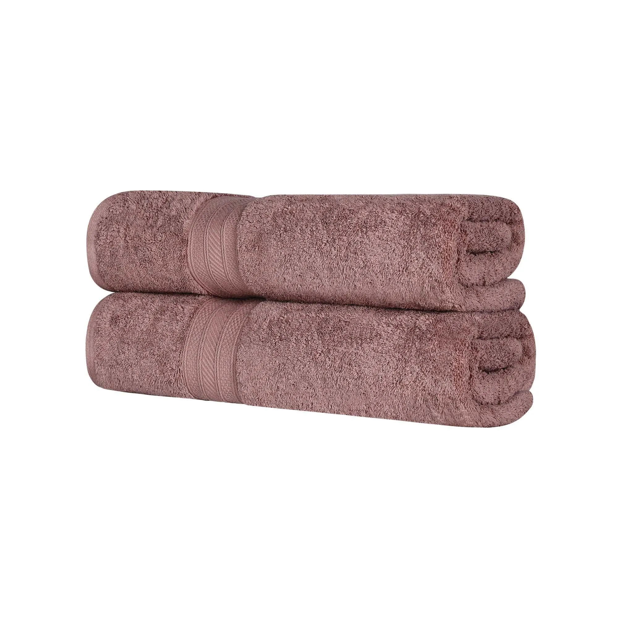 Atlas Cotton Heavyweight Absorbent Plush 2 Piece Bath Sheet Set