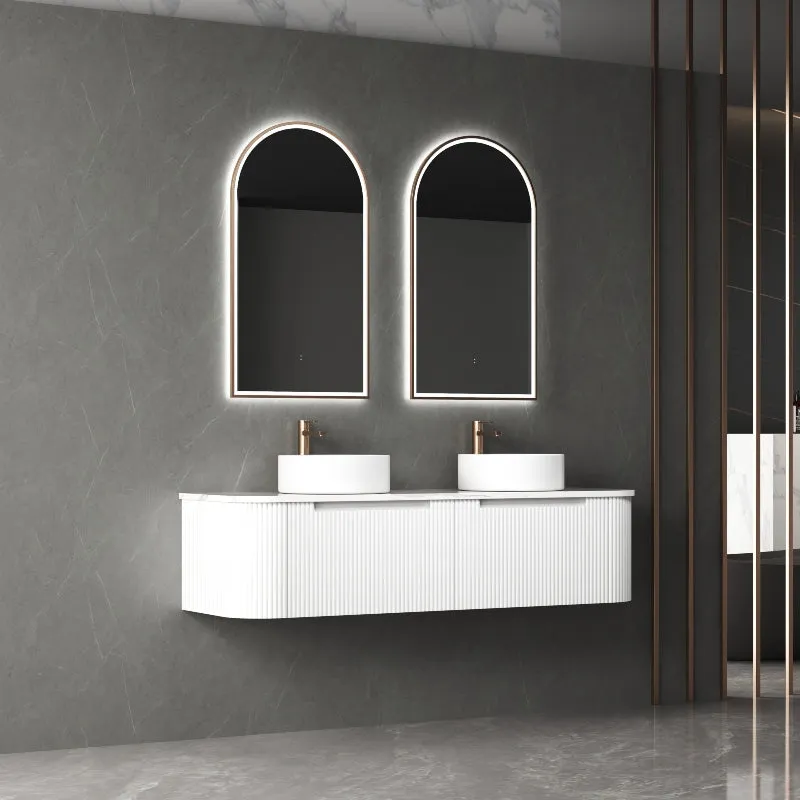 Aulic Canterbury Arch LED Mirror Touch-Free Sensor