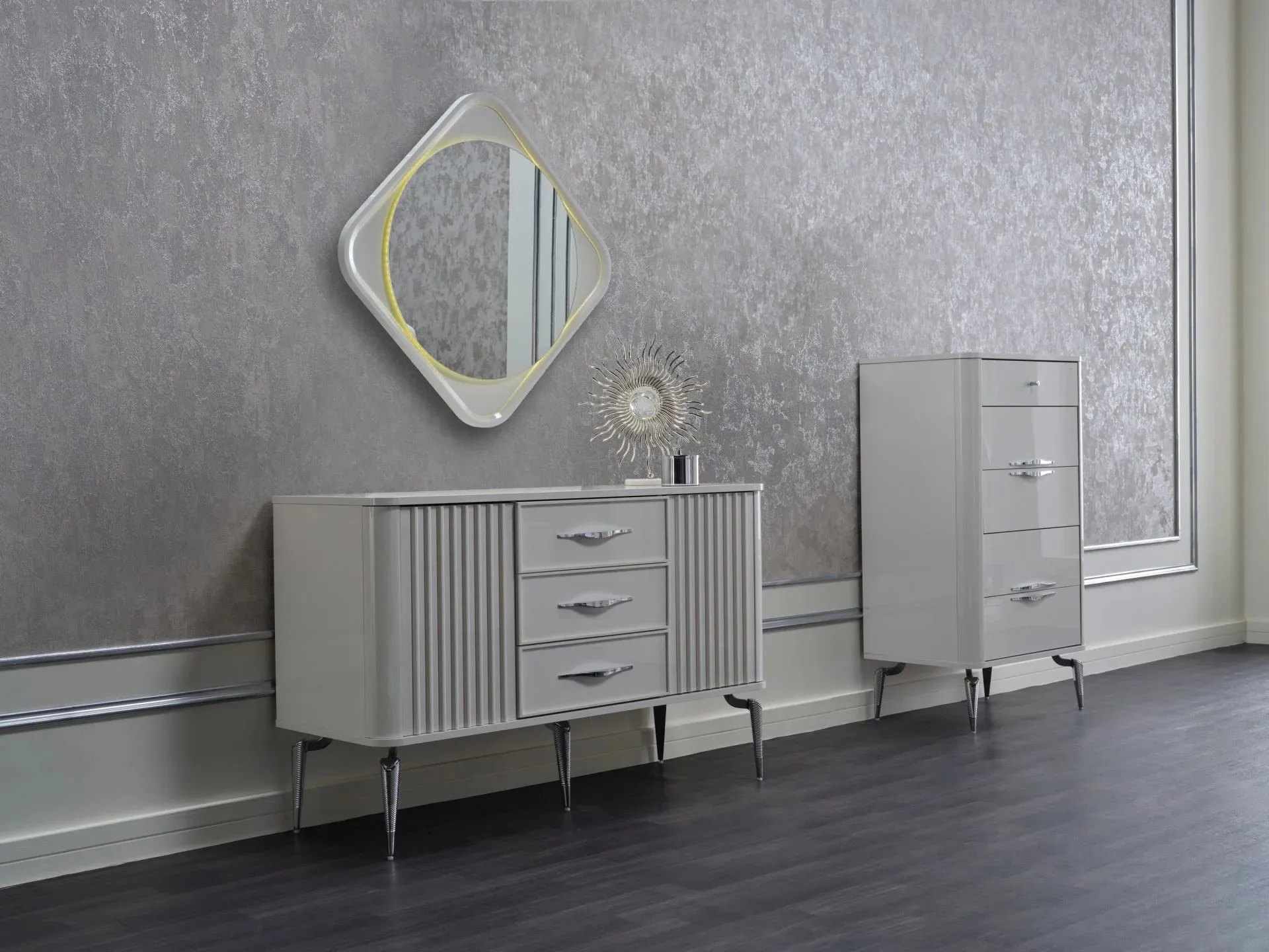 Aysa Dressing Table & Mirror