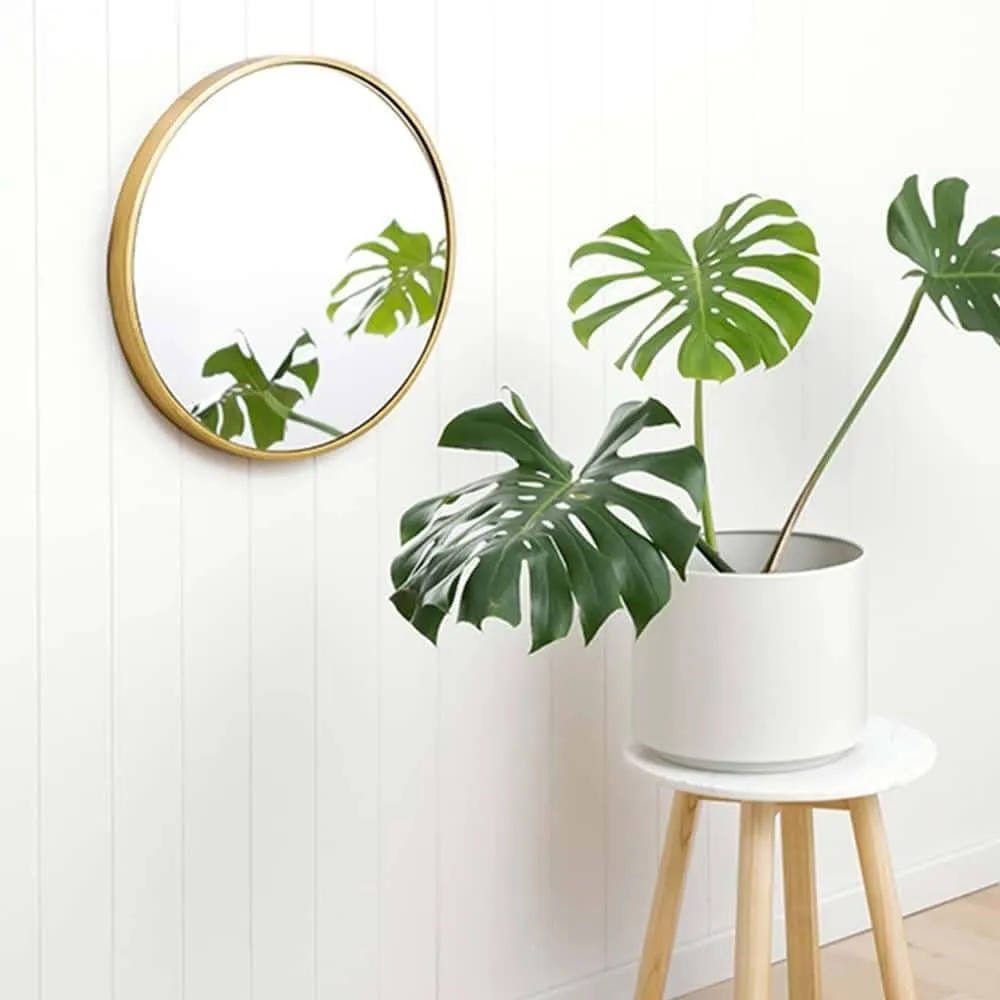 Bella Round Mirror - Brass 100cm x 100cm