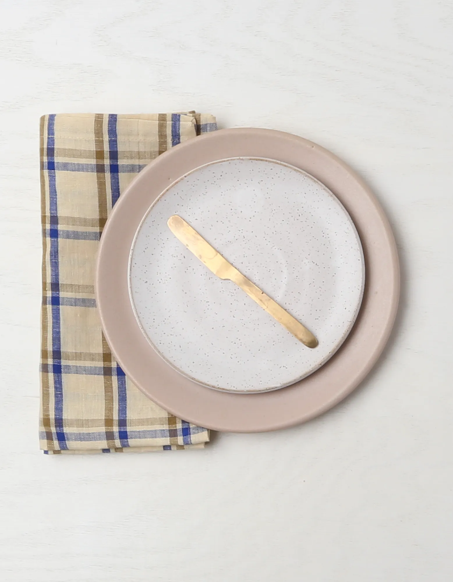 Casita Linen Napkins in Pinto Blue Plaid