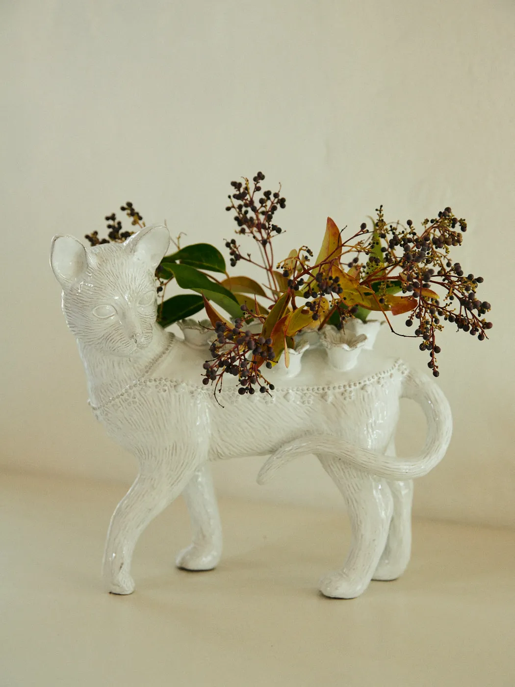 Cat Flower Holder