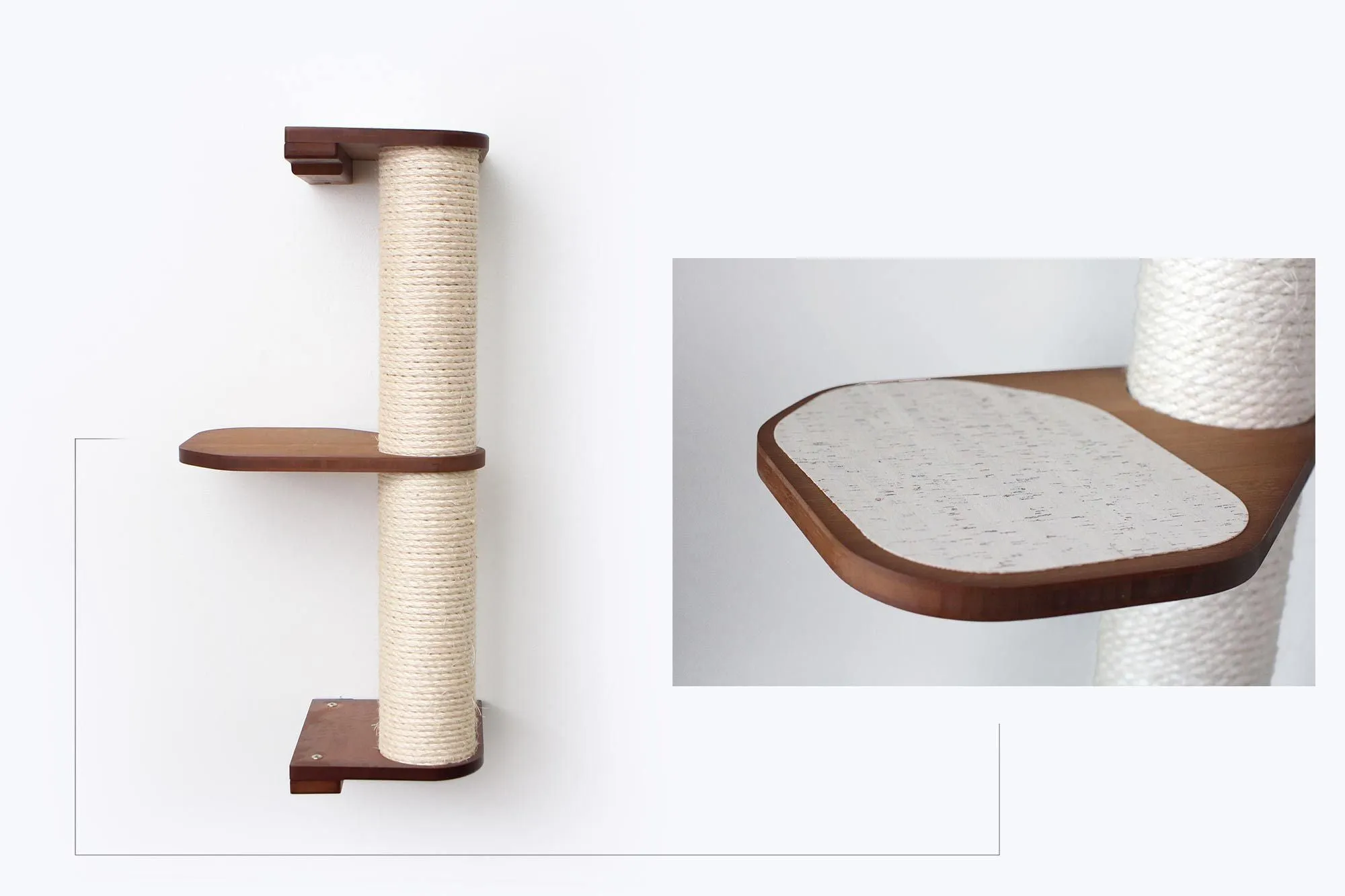 Cat Scratching Pole (Wall-Mounted)