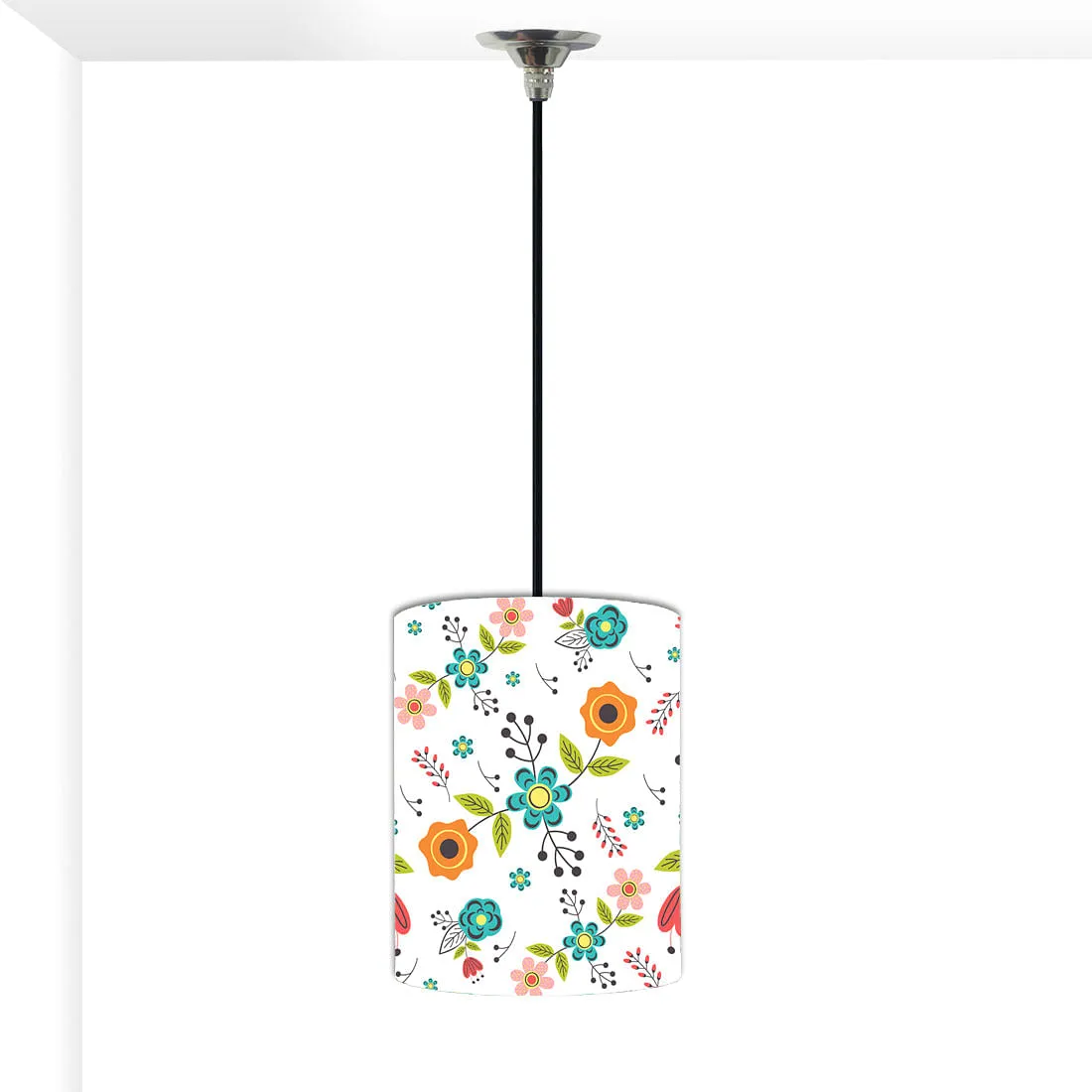 Ceiling Hanging Pendant Lamp Shade - Colorful Flower Collection
