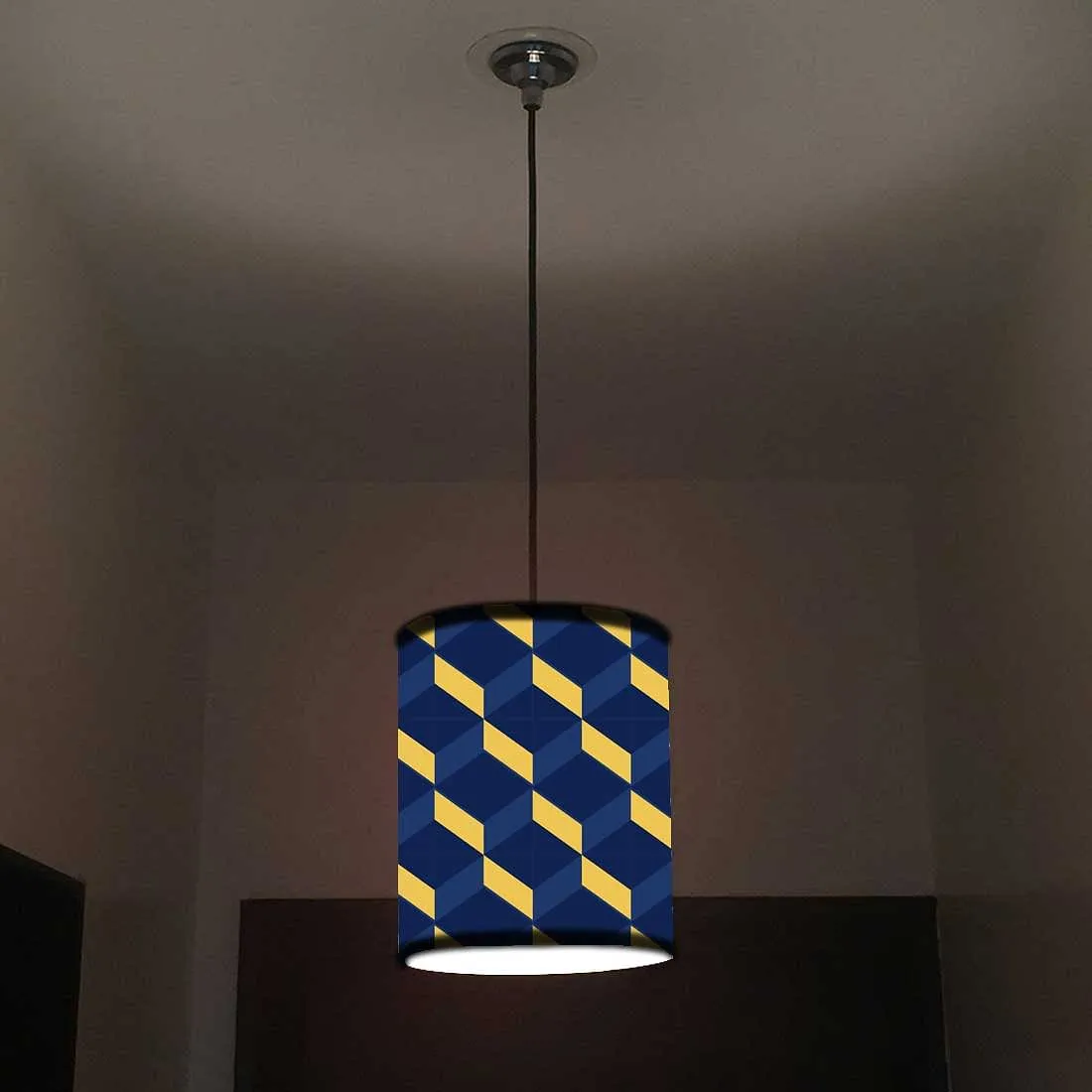 Ceiling Hanging Pendant Lamp Shade - Hexa Pattern