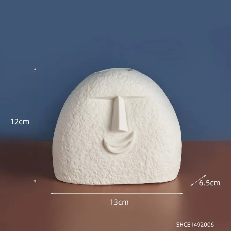 Ceramic Face Vases