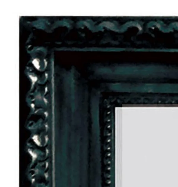 Charlotte Ornate Mirror Gloss Black
