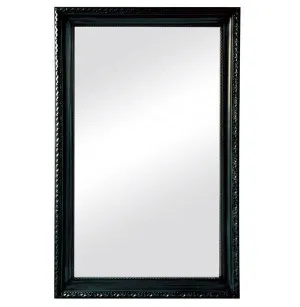 Charlotte Ornate Mirror Gloss Black