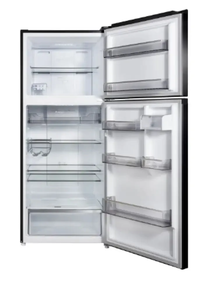 CHiQ CTM409NBS5E 410L Top Mount Fridge Black Steel