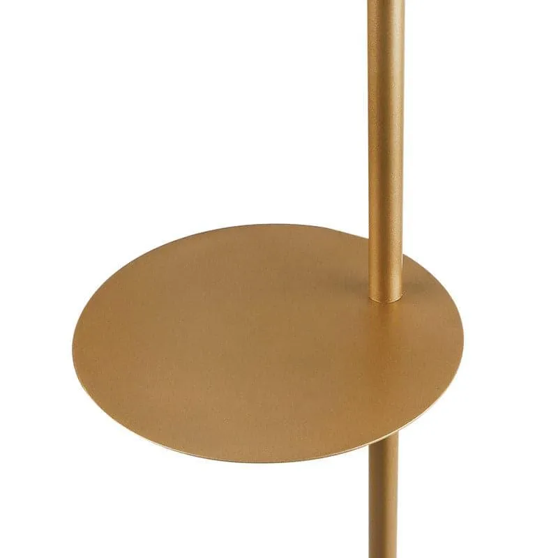 Citrine Kia Floor Lamp With Shelf