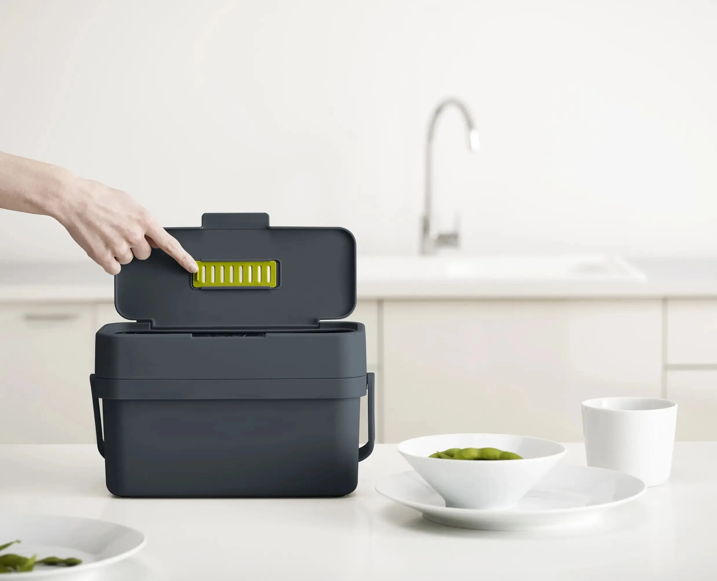 Compo™ 4L Grey Food Waste Caddy