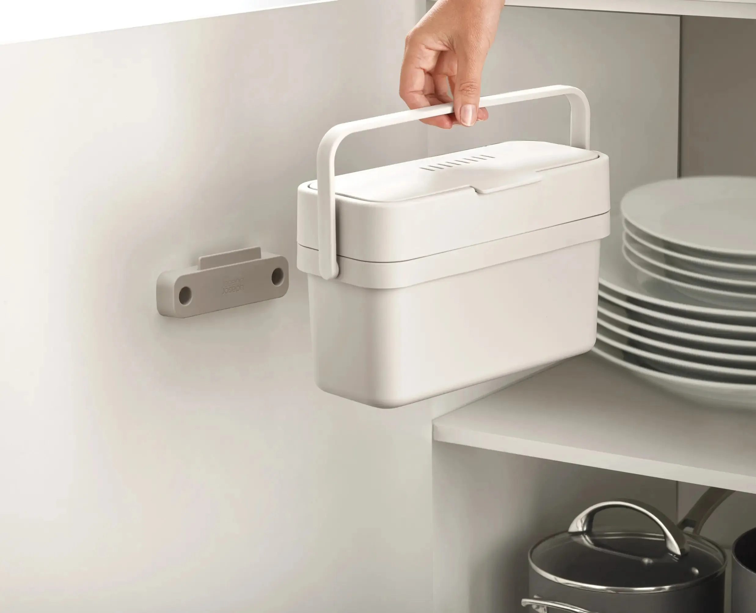 Compo™ 4L Stone Food Waste Caddy