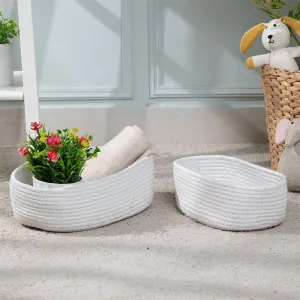 Damon Cotton Basket - Set Of Two