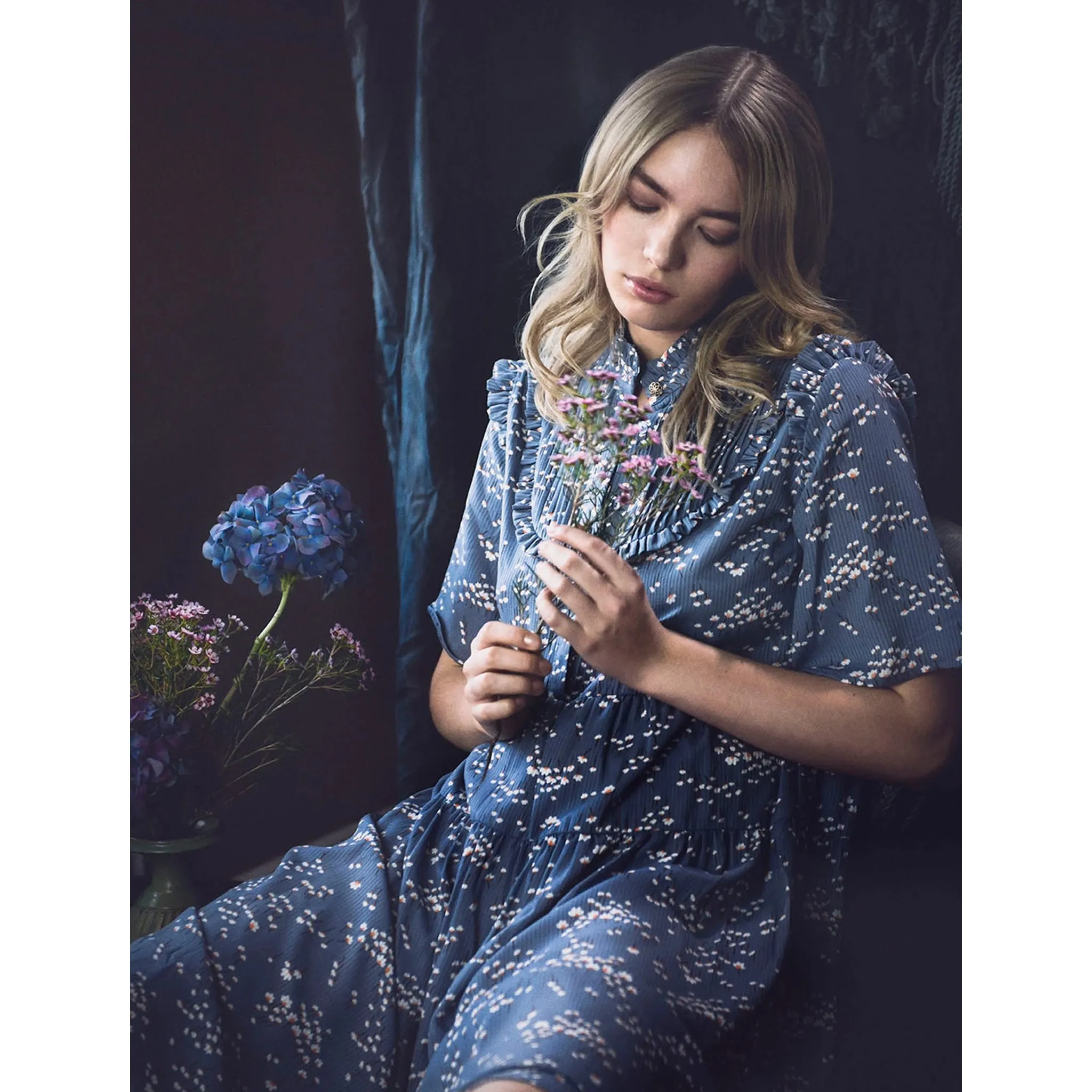 Darling Dress Blue Floral