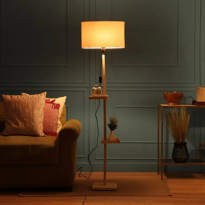 Davina Moga Floor Lamp With Shelf