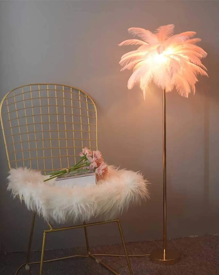 Decorative Nordic Romantic Feather Lamp