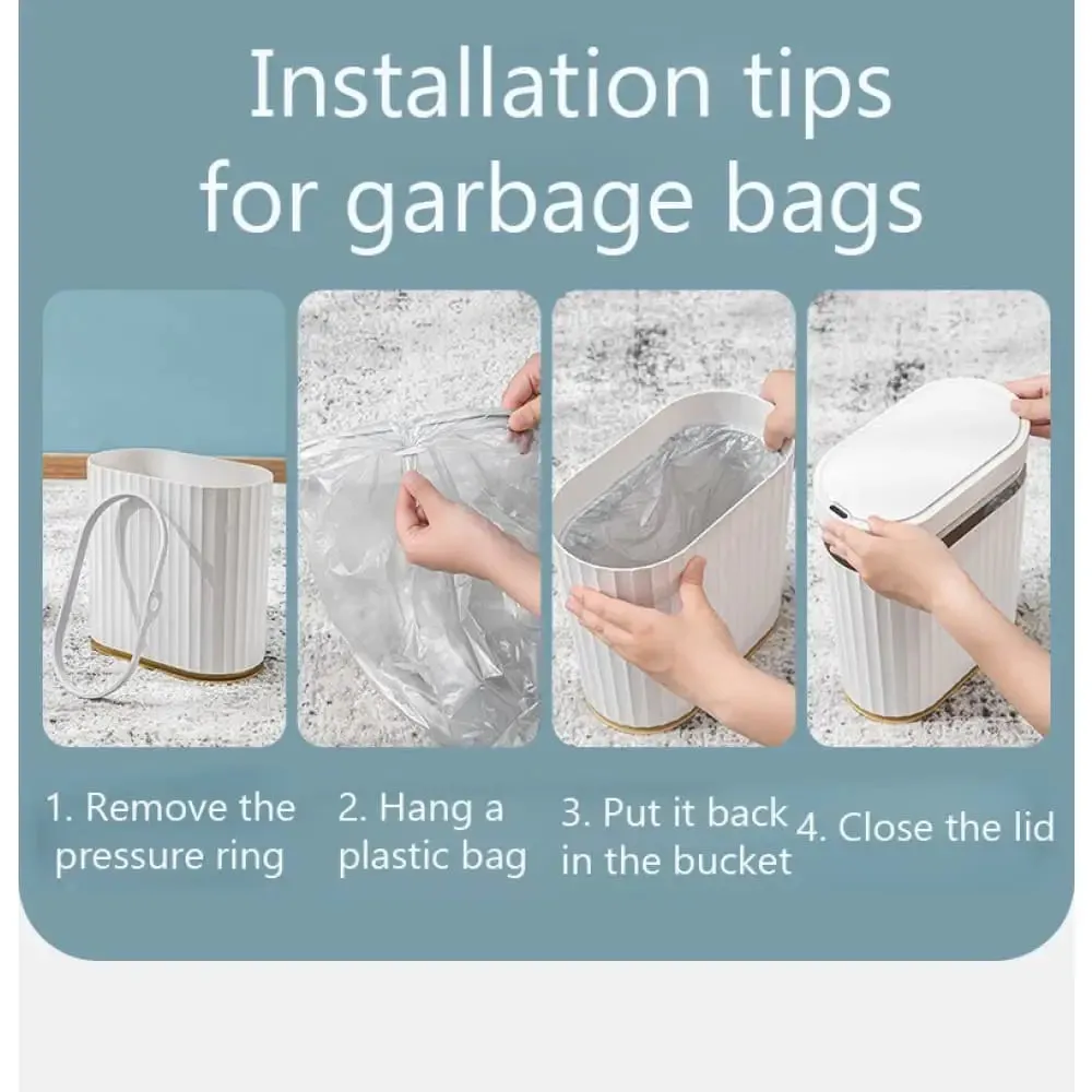 Electronic Automatic Household Waterproof Narrow Sensor Trash