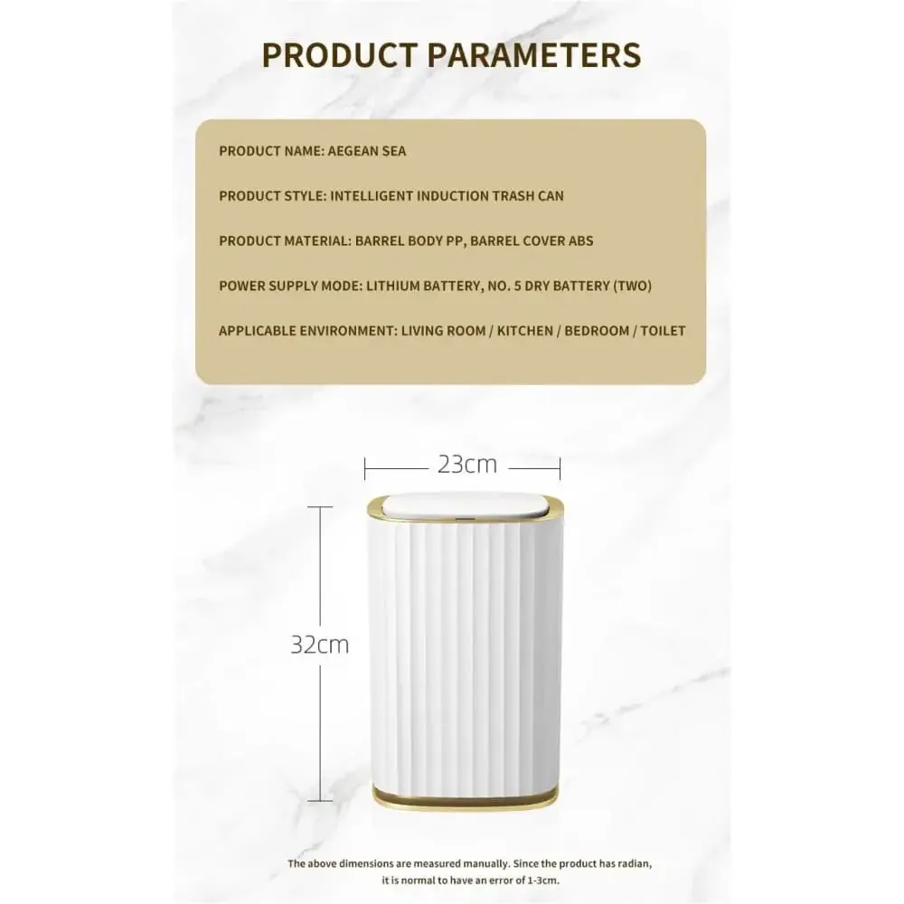 Electronic Automatic Household Waterproof Narrow Sensor Trash