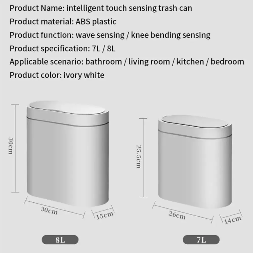 Electronic Automatic Household Waterproof Narrow Sensor Trash