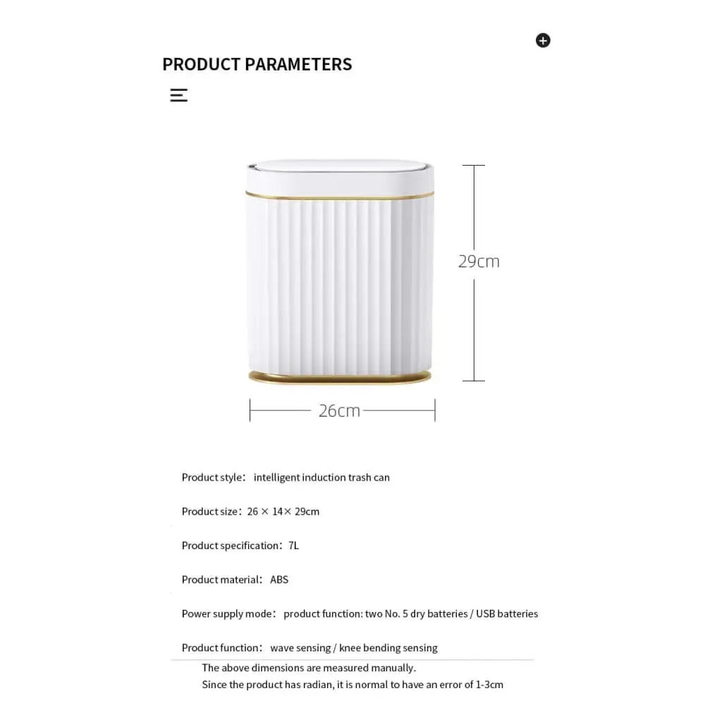 Electronic Automatic Household Waterproof Narrow Sensor Trash