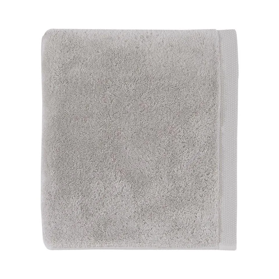 Essentiel Light Grey Bath Towels by Alexandre Turpault