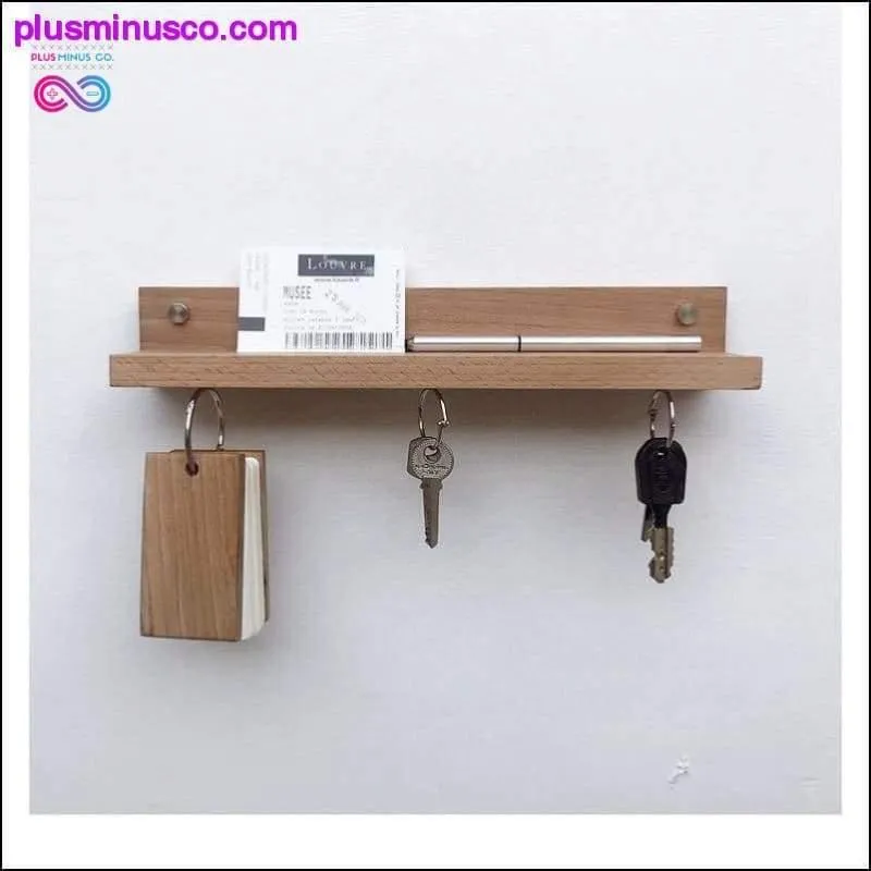 Floating Wall Mounted Storage Shelf   Magnetic Key Rack /